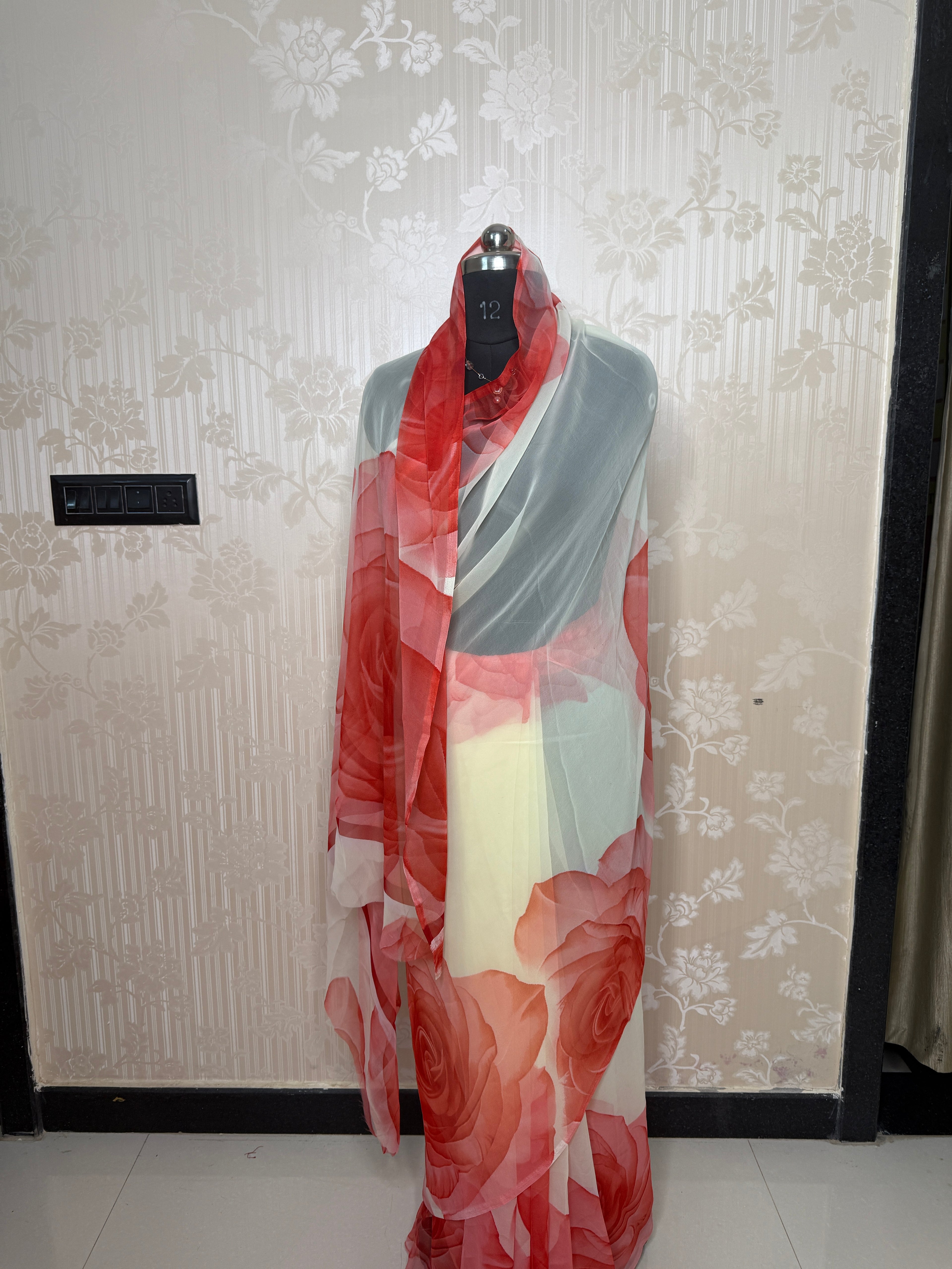 Royal georgette saree